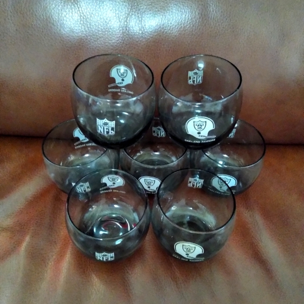 NFL Raider glasses set 7
